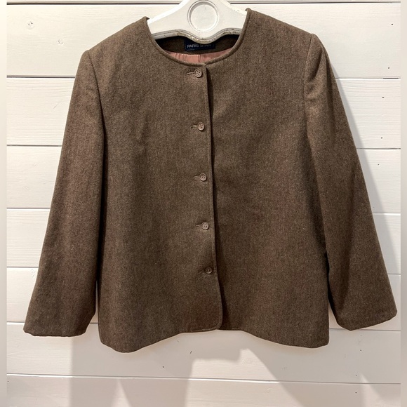 🤎PARIS STAR – Brown blazer Size 16 - Picture 1 of 8